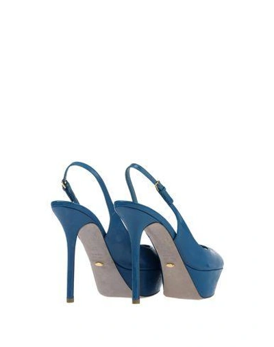 Shop Sergio Rossi Sandals In Pastel Blue