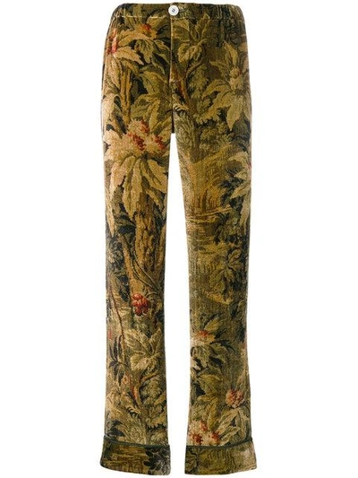 Shop F.r.s For Restless Sleepers Antique Floral Print Trousers