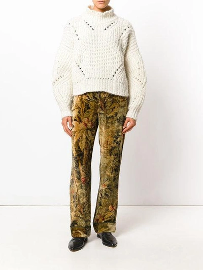 Shop F.r.s For Restless Sleepers Antique Floral Print Trousers