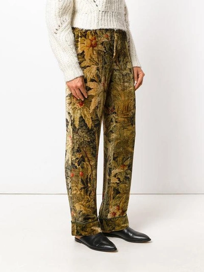 Shop F.r.s For Restless Sleepers Antique Floral Print Trousers