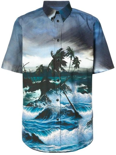 Shop Givenchy Hawaii Print Shirt