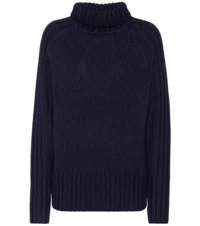 Joseph Oversized Wool-blend Sweater In Eavy