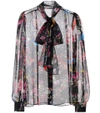 DOLCE & GABBANA Floral-printed silk blouse