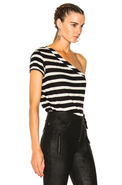 Shop Rta Anais Top In Black, Stripes. In Black & White