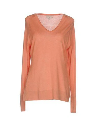 Shop Paul & Joe Woman Sweater Salmon Pink Size 3 Silk, Cashmere