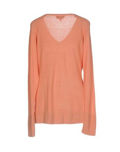 Shop Paul & Joe Woman Sweater Salmon Pink Size 3 Silk, Cashmere