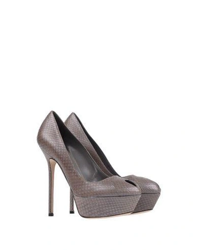 Shop Sergio Rossi Pumps In Dove Grey