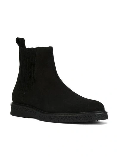 Shop Saint Laurent Hugo 25 Chelsea Boots - Green