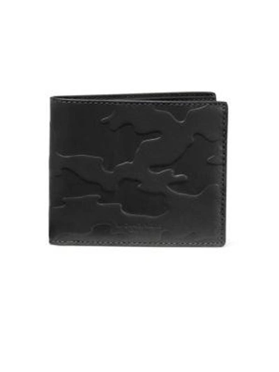 Michael Kors Bi-fold Leather Wallet In Black