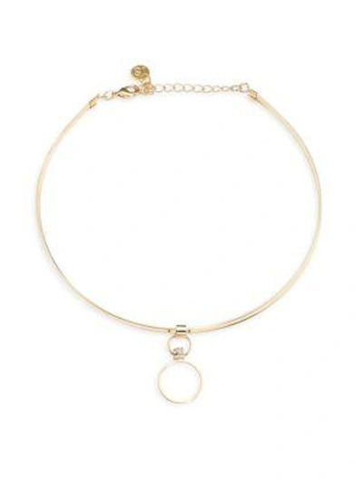 Shop Jules Smith Whirl Collar Necklace In Gold