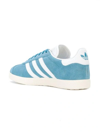 Shop Adidas Originals Gazelle Sneakers In Blue