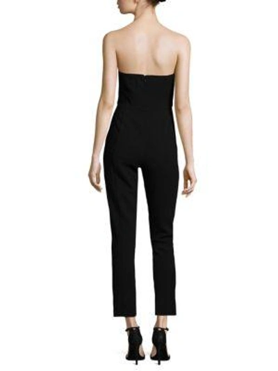 Shop Black Halo Jada Strapless Jumpsuit In Black