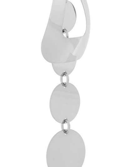 Shop Maison Margiela Drop Disc Earring