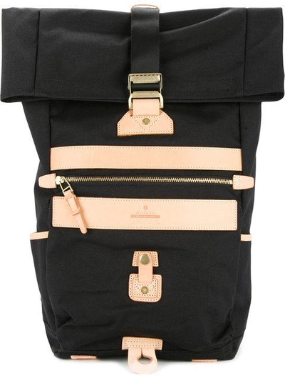 Shop As2ov Attachment Roll Top Bag - Black