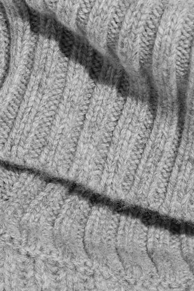 Shop Acne Studios Disa Oversized Ribbed Wool Turtleneck Sweater
