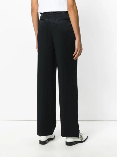 Shop Each X Other Straight Trousers - Black