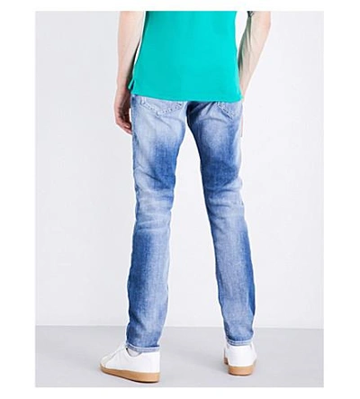 Shop Diesel Thommer Slim-fit Skinny Jeans In Light Wash Blue