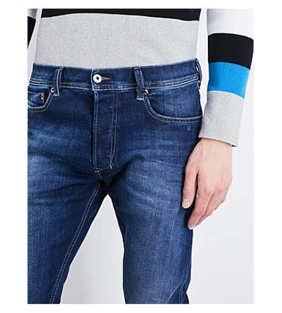 Shop Diesel Tepphar Slim-fit Skinny Jeans In Denim Blue
