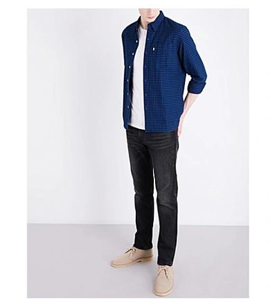 Shop Levi's 511 Slim-fit Tapered Stretch-denim Jeans In Bushwick Collective