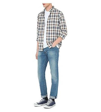 Shop Levi's 511 Slim-fit Stretch-denim Jeans In Lt Blue