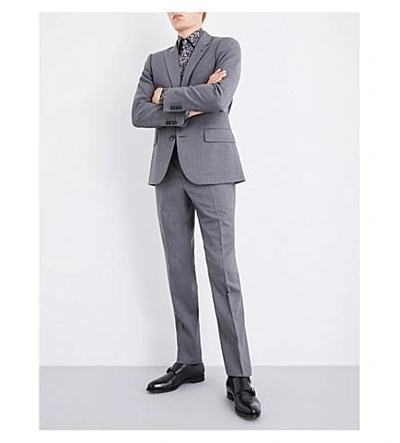 Shop Paul Smith Soho-fit Wool Travel Suit In Charcoal Grey