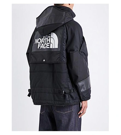 Shop Junya Watanabe X The North Face Wool-blend Jacket In Black White Black