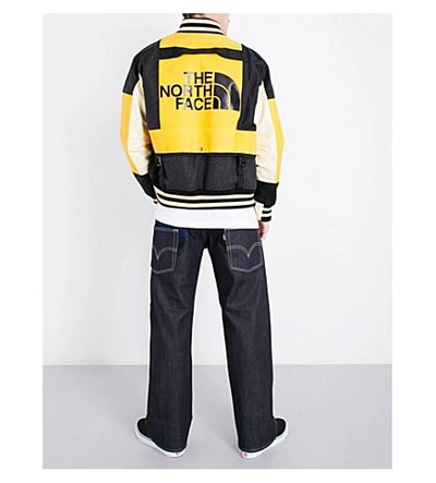 Shop Junya Watanabe X The North Face Wool-blend Bomber Jacket In Black X Black