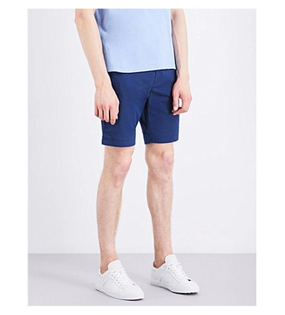 Polo Ralph Lauren Slim-fit Stretch-cotton Shorts In Rustic Navy