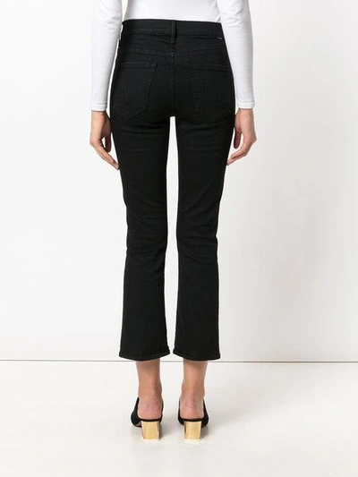 Shop Mother Cropped Flared Jeans