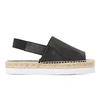 DUNE LUCINDIE LEATHER ESPADRILLE SANDALS