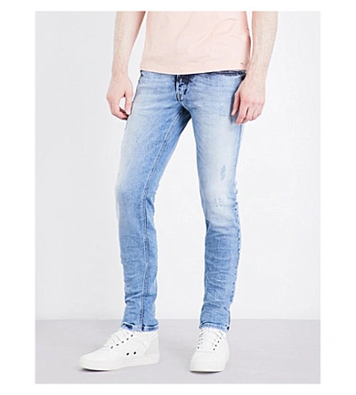 Diesel Sleenker Slim-fit Skinny Jeans In Denim Blue