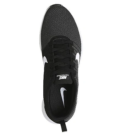 Shop Nike Dualtone Racer Mesh Sneakers In Black White