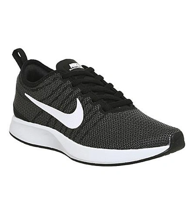 Shop Nike Dualtone Racer Mesh Sneakers In Black White