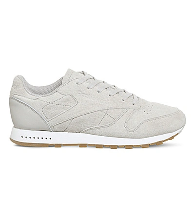 Reebok Classic Suede Sneakers In Sand Stone Chalk Gum