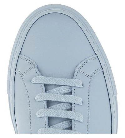 Shop Common Projects Original Achilles Leather Low-top Trainers In Powder Blue