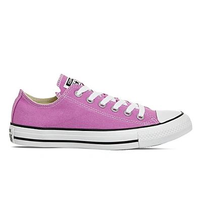 Shop Converse All Star Low-top Canvas Trainers In Fuchsia Glow
