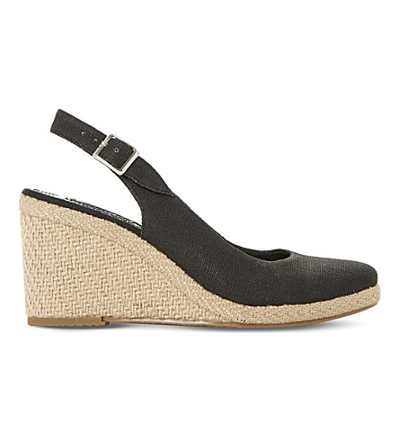 dune black wedges