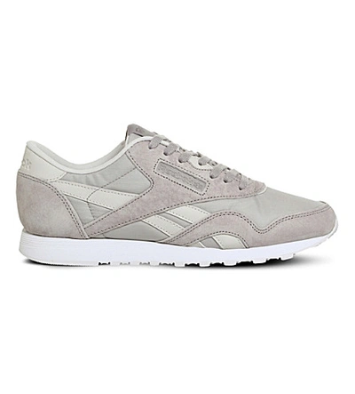 Reebok Classic Nylon Suede Trainers In Intuition X Face