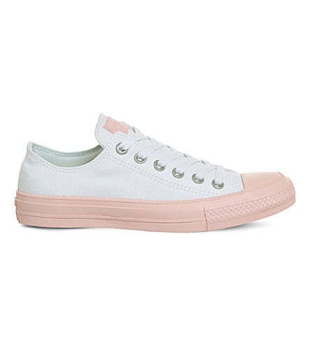 white converse with lunarlon