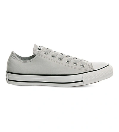 Converse All Star Canvas Low-top Sneakers In Ash Grey Chambray