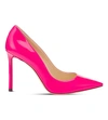 JIMMY CHOO Romy 100 neon patent-leather courts