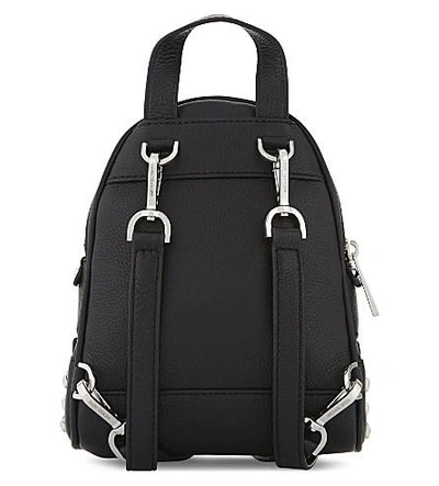 Shop Michael Michael Kors Rhea Studded Leather Backpack In Black