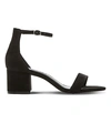 Steve Madden Ireneew Womens Suede Ankle Strap Heel Sandals In Black
