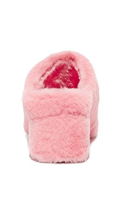 Shop 3.1 Phillip Lim / フィリップ リム Cube Shearling Mules In Candy Pink