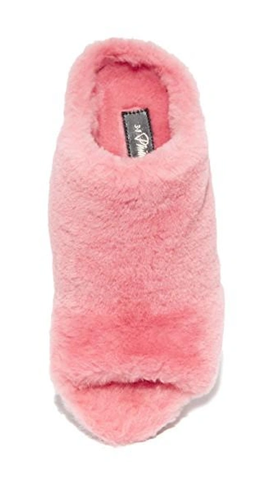 Shop 3.1 Phillip Lim / フィリップ リム Cube Shearling Mules In Candy Pink