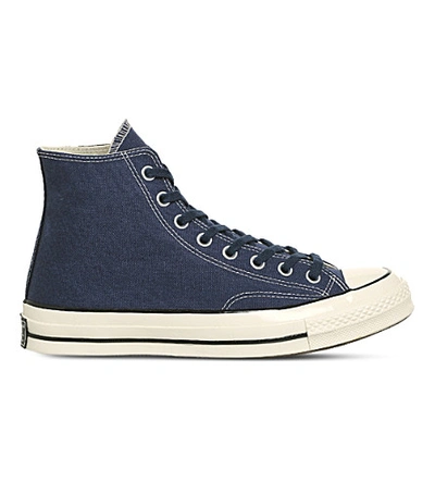 Converse 1970s Chuck Taylor All Star Canvas High-top Sneakers In Midnight Navy