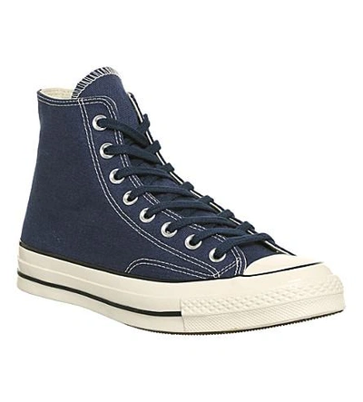 Shop Converse All Star '70 Canvas High-top Sneakers In Midnight Navy