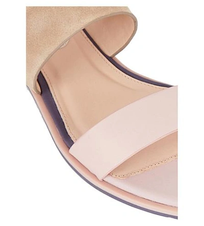 Shop Ted Baker Colour By Numbers Danaeii Strap Detail Flat Sandals In Nude Pink