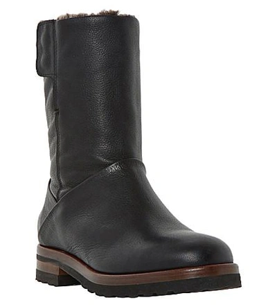 Dune Rayner Leather Boots In Black-leather | ModeSens
