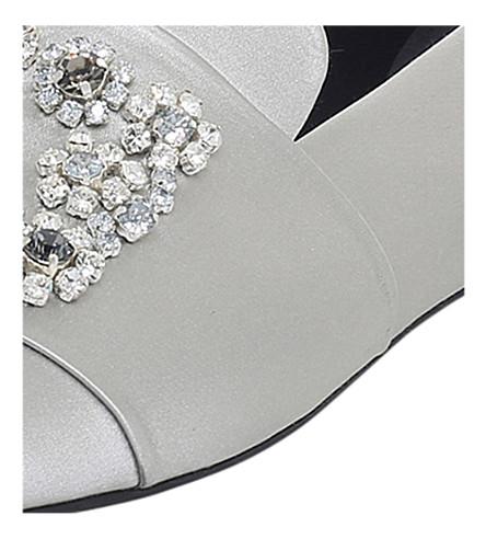 roger vivier flower strass flats